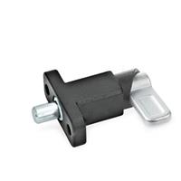 GN 722.2 Spring Latch with Flange for Surface Mounting